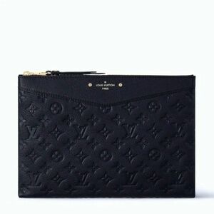 Louis Vuitton Black Empreinte Monogram Daily Pouch